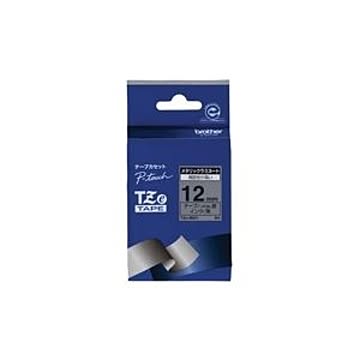 (業務用30セット) brother ブラザー工業 文字テープ/ラベルプリンター用テープ 【幅：12mm】 TZe-M931 銀に黒文字