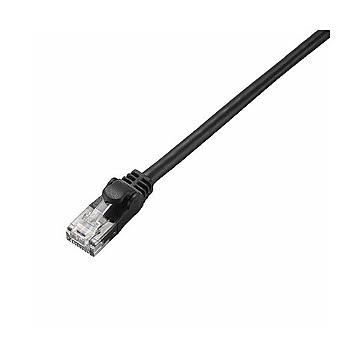 (まとめ)エレコム Cat6準拠LANケーブル LD-GPN/BK1×10セット