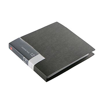 （まとめ）バッファローCD&DVDファイルケース ブックタイプ 12枚収納 ブラック BSCD01F12BK 1個【×30セット】