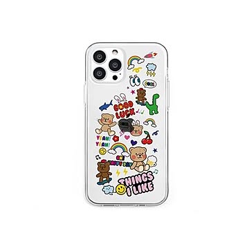 dparks ソフトクリアケース for iPhone 13 Pro THINGS I LIKE DS21178i13P