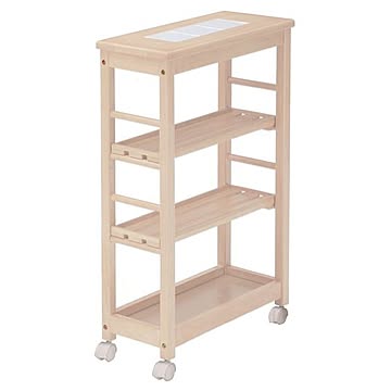 スリムワゴン  ホワイト 【組立品】