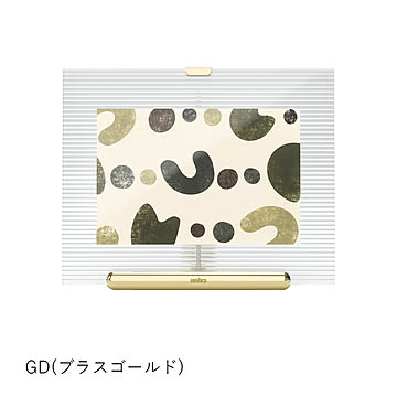 Umbra アンブラ フルート フォトフレーム 4×6 FLUTE PICTURE FRAME 卓上 写真立て ポストカード フォトスタンド 写真スタンド ディスプレイ 縦横両用 スチール アート