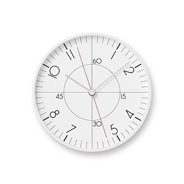 【Lemnos/レムノス】earth wall clock less　アース ウォール クロック レス　TIL25-07