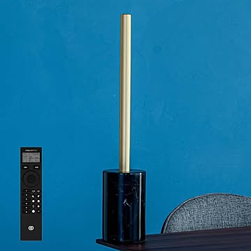 gram eight LEDバーライト ブラス・ブラック リモコンセット ショートマンクス縦置きベースセット