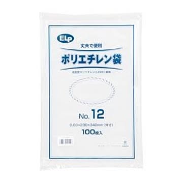 （まとめ） シモジマ ポリエチレン規格袋 6999512 100枚入 【×5セット】