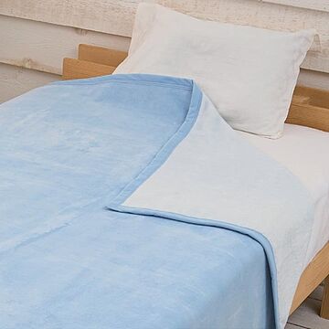 西川 日本製 洗える 綿毛布 シングル