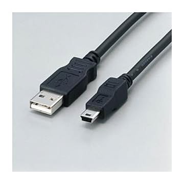 （まとめ）エレコム フェライト内蔵USBケーブル USB-FSM503【×5セット】
