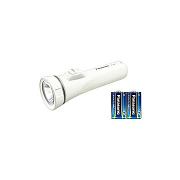 （まとめ）Panasonic エボルタNEO付き LED懐中電灯 BF-BG41K【×3セット】