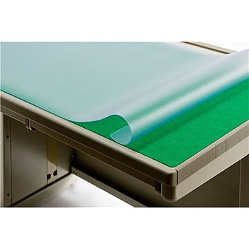 デスクマット 【再生ノンコピータイプW/1.8mm厚】 1050mm×720mm 下敷付き 片面非転写 ミワックス スカイメルト RN-5W