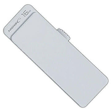 HIDISC USB 2.0 フラッシュドライブ 16GB 白 スライド式 HDUF127S16G2 管理No. 4984279651957