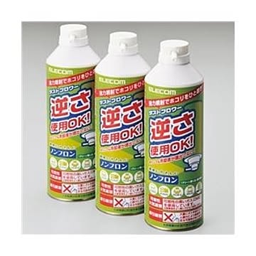 エレコム ダストブロワーECO(エアダスター)/350ml×3本 AD-ECOMT