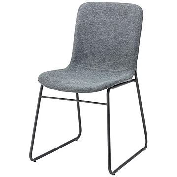 東谷 MYS-505 組立式チェア 2脚入 サイズ 幅49x奥行57x高さ84cm ダークグレー