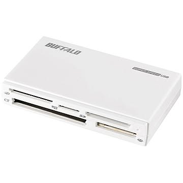 バッファロー（サプライ） USB3.0 マルチカードリーダー ハイエンドモデル ホワイト BSCR500U3WH