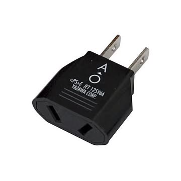 (まとめ)YAZAWA 国内用変換プラグOタイプ HPJP4×10セット