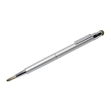 ミヨシ なめらか筆タッチペン付き ファイバ-ヘッドタッチペン シルバ- STP-11/SL 管理No. 4951241134275