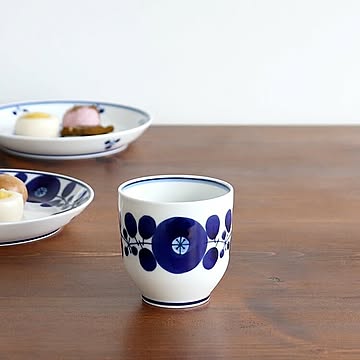 白山陶器 ブルーム ゆのみ 小サイズ