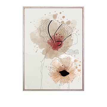 Flower アートポスター（フレーム付き） m12939
