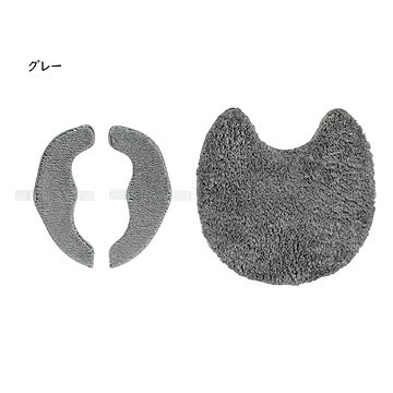 トイレマット 便座マット セット MARURU SELECT JUST FIT 58x58cm＋フリー カキウチ