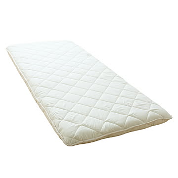 ふとんファクトリー 腰サポートバランス極厚四層敷き布団 SLアイボリー 【プラザセレクト】