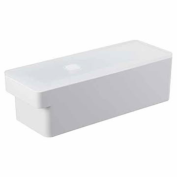 tower タワー (山崎実業) 奥まで使えるハンドル付き密閉フードコンテナ Airtight Food Storage Container - Large 保存容器 密閉容器 キャニスター バルブ付