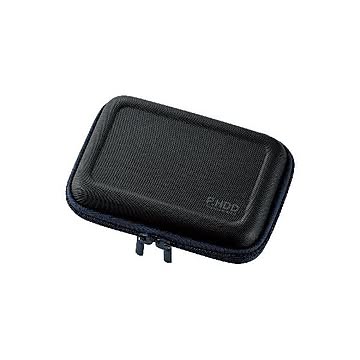 (まとめ)エレコム ポータブルHDDケース(セミハード) HDC-SH002BK×3セット