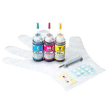 サンワサプライ 詰替えインク BC-361用 INK-C361S30S 管理No. 4969887450185