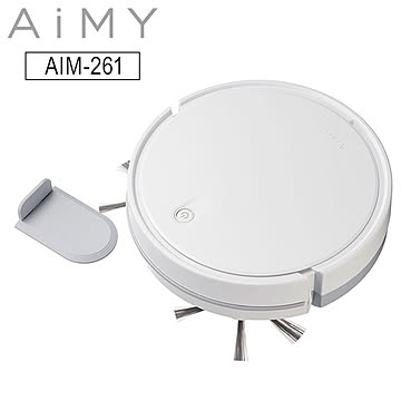 AiMY ロボットクリーナー ロボット掃除機 自動で帰還 センサー 落下防止 フローリング 畳 カーペット 家具の下 ワンタッチ コンパクト スリム 小回り 取り外し 水洗い AIM-RC33