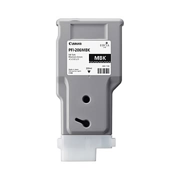 （まとめ） キヤノン Canon インクタンク PFI-206 顔料マットブラック 300ml 5302B001 1個 ×3セット
