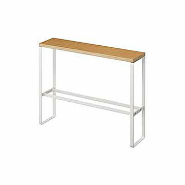 tower タワー(山崎実業) 天板付きスリッパラック SLIPPER STORAGE SHELF スリッパスタンド スリッパ収納棚 4足収納 木製天板