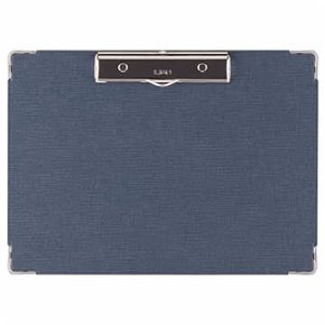 (まとめ) ライオン事務器 ボール用箋挟 A4ヨコ 紺 No.121 1枚 【×15セット】