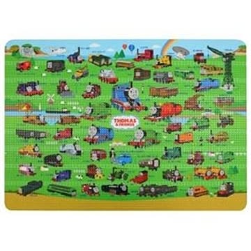 〔30個セット〕 子供用 バスマット レジャーマット 幅600×奥行12×高さ425mm 保温性 トーマス 大集合 ミニマット 浴室 風呂