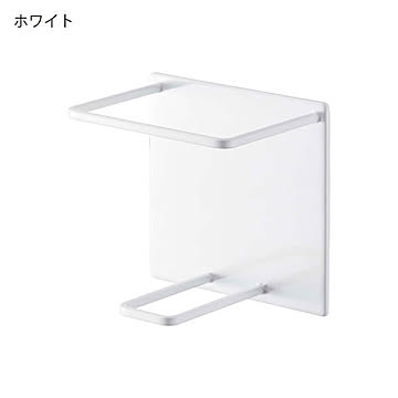 山崎実業 タワー マグネットバスルームチューブ&ボトルホルダー L ホワイト