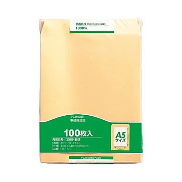 （まとめ） マルアイ 事務用封筒 PK-158 角5 100枚×10セット