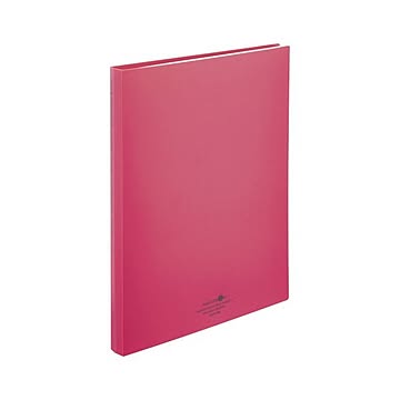 （まとめ） リヒトラブ AQUA DROPs クリヤーブック〈ポケット交換タイプ〉 A4判タテ型（30ポケット）・30穴 N-5016-3 赤 1冊入 【×3セット】