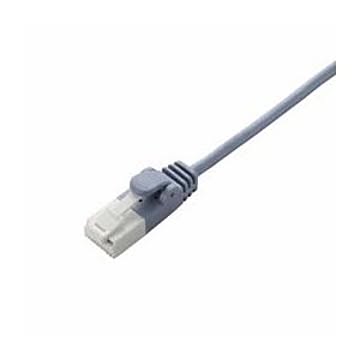 (まとめ)エレコム ツメ折れ防止スリムLANケーブル(Cat6準拠) LD-GPST/BU200【×2セット】