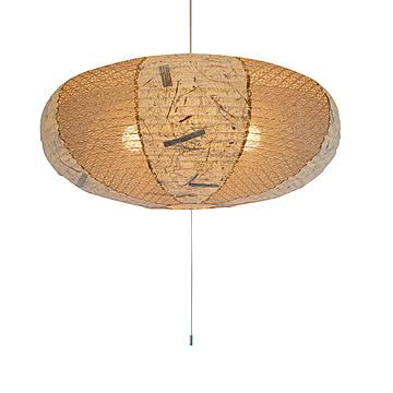 彩光デザイン 4灯 ペンダントライト 和紙 island ツインバナナ 幅600x奥行600x高さ275mm