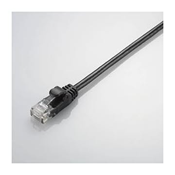 (まとめ)エレコム やわらかLANケーブル(Cat5E準拠) LD-CTY/BK2【×10セット】