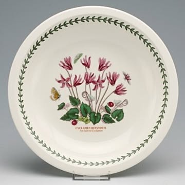 ポートメリオン　ボタニックガーデン　ローボール(S)22.5cm Cyclamen（シクラメン）BG75000　洋食器　イギリス　ボタニック
