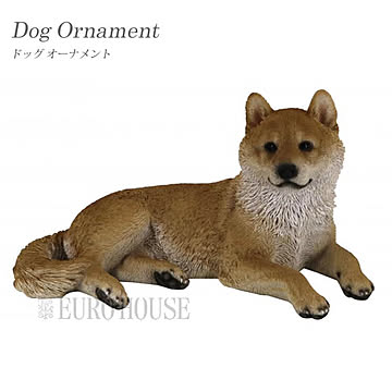 【送料無料】オーナメント ドッグオーナメント シバ シバ 犬 インスタ映え オブジェ ディスプレイ用 インテリア小物 ペット 置物 リアル 子犬 ギフト 贈り物 東洋石創 14059 animal