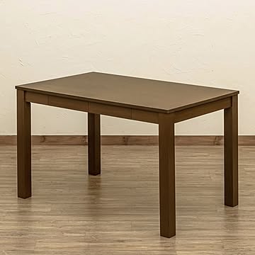 フリーテーブル/センターテーブル 【110cm×70cm】 引き出し2杯付 アジャスター 木製脚付き 〔リビング ダイニング〕