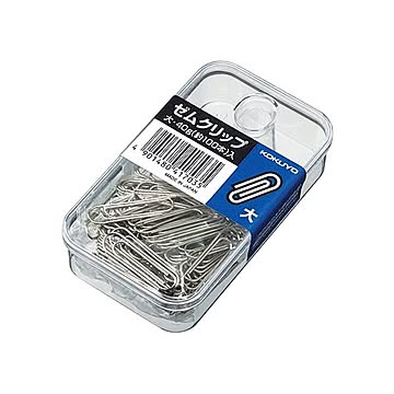 （まとめ）コクヨ ゼムクリップ（プラケース入り）大 28mm クリ-1 1セット（約2000本：約100本×20ケース）【×2セット】