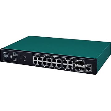 パナソニックLSネットワークス 16ポート PoE給電スイッチングハブ FA-ML12TPoE+ PN231293