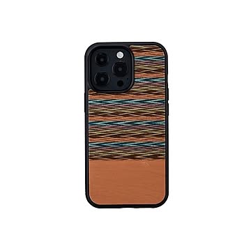 ikins 天然木ケース for iPhone 13 Pro Browny Check I21241i13P