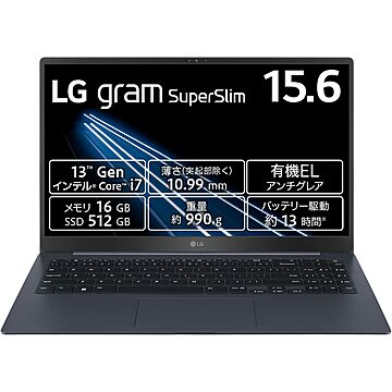 LG Electronics Japan 【VGP2024 金賞】LG ノートパソコン LG gram SuperSlim/15型､FHD(1920×1080)､有機EL/990g/バッテリー最大13