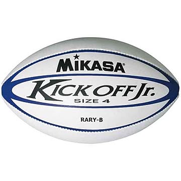 MIKASA（ミカサ）ラグビー ユースラグビーボール4号 ホワイト×ブルー RARYB