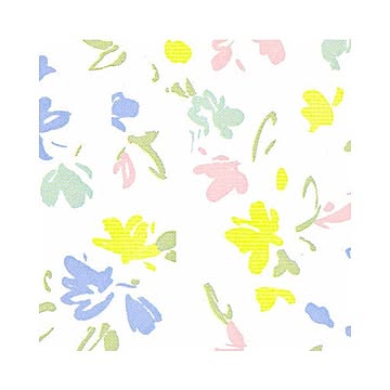 （まとめ） シモジマ 包装紙 2302300 ペールフラワー 100枚入 【×2セット】