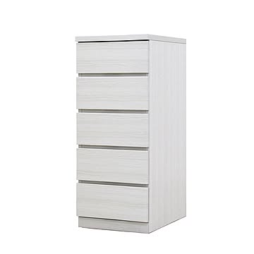 丸田木工 フィット 幅40 5段 奥行55 チェスト 完成品 日本製 大川家具