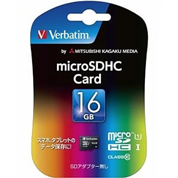 三菱ケミカルメディア Micro SDHC Card 16GB Class10 MHCN16GJVZ2