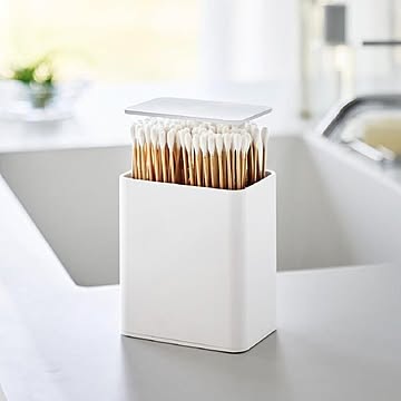 山崎実業 ポップアップ式綿棒ケース タワー tower 