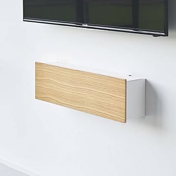 山崎実業 壁付けテレビ周辺機器収納ボックス タワー tower